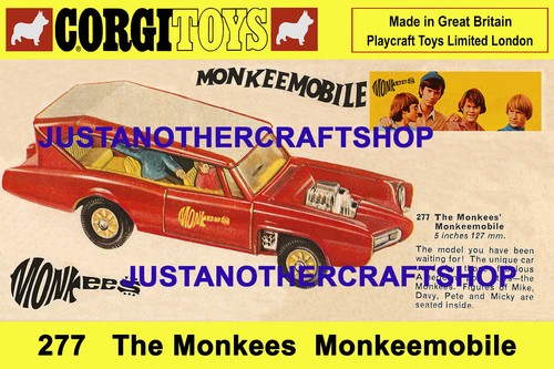Corgi monkees monkeemobile - monkees,